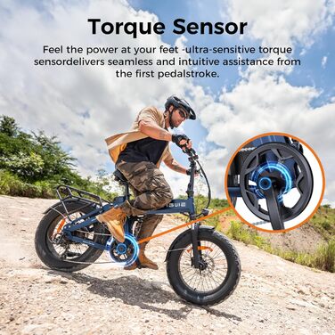 Складаний електровелосипед ENGWE, акумулятор 48 В 15 Аг, запас ходу до 130 км, датчик крутного моменту та складна конструкція з гідравлічними гальмами та додатком для будь-якої місцевості, двигун PRO 3.0 Boost, чорний