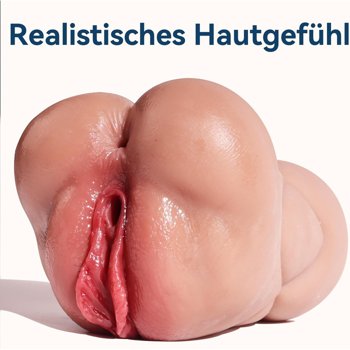 Реалістичний мастурбатор LOVE STICKS для чоловіків 2 в 1, 3D вагіна та клітор