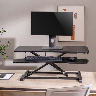 Підставка для столу Toboli з підставкою для клавіатури 95x40 см, регульована висота стільниці для ноутбуків 950x400x115500 мм