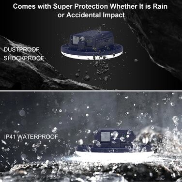 Ліхтар для кемпінгу ємністю 16500 мАг, акумуляторний та портативний, 2-в-1, світлодіодний кемпінговий ліхтар, що перезаряджається, з теплим та білим світлом, плавно регульованою яскравістю, кемпінговий ліхтар із гачком та карабіном для скелелазіння (синій