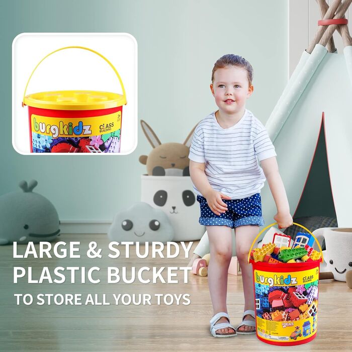 Конструктор burgkidz Великі блоки, 214 деталей