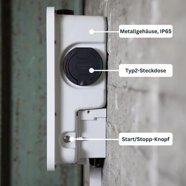 Із зарядним кабелем 7,5 м (новий модельний рік 2025) Розумне програмне забезпечення та додаток Фотоелектрична зарядка Інтелектуаль