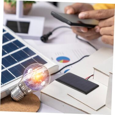 Сонячна панель DIY Сонячні батареї Міні сонячна батарея Електрична сонячна батарея Інструменти для зарядки Портативна сонячна батарея Сонячні батареї для зовнішнього використання DIY Сонячна панель Полікремній, 3pcs