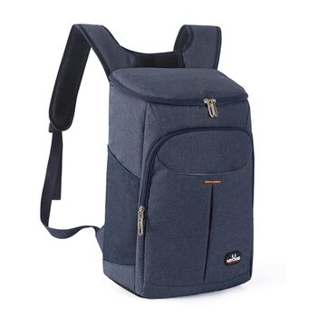 Рюкзак-холодильник 25 л, терморюкзак, сумка для пікніка, велика ізольована сумка-холодильник для чоловіків та жінок для пляжу/пікніка/кемпінгу/барбекю/походів, синій