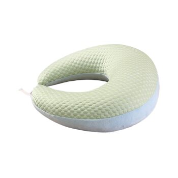 Універсальна ергономічна в&39язана подушка Crealis - подушка для читання для дорослих, сидіння в ліжку, ергономічний підлокітник, аксесуари для дому для дивана, гри, роботи, в&39язання гачком, відпочинку, підлоги, квартири, зелена