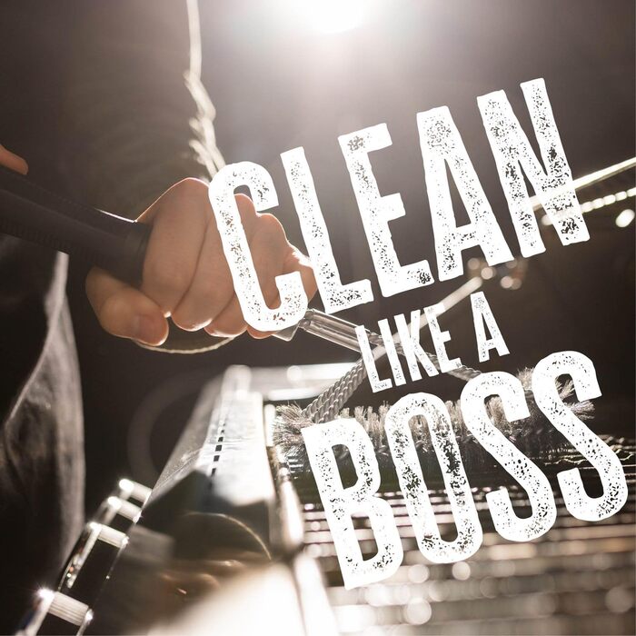 Щітка для гриля Grillfrst Premium зі щетиною з нержавіючої сталі та ручкою, що загвинчується, 45 см - щітка для чищення гриля, щіт