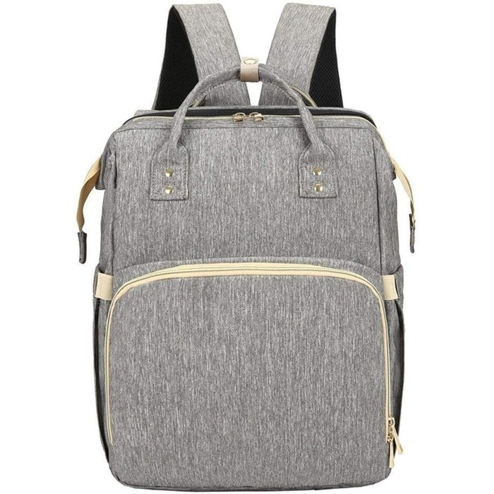 Портативна пеленальна сумка, велика місткість водонепроникна сумка для подорожей для немовлят з ременями для коляски та ізольовани