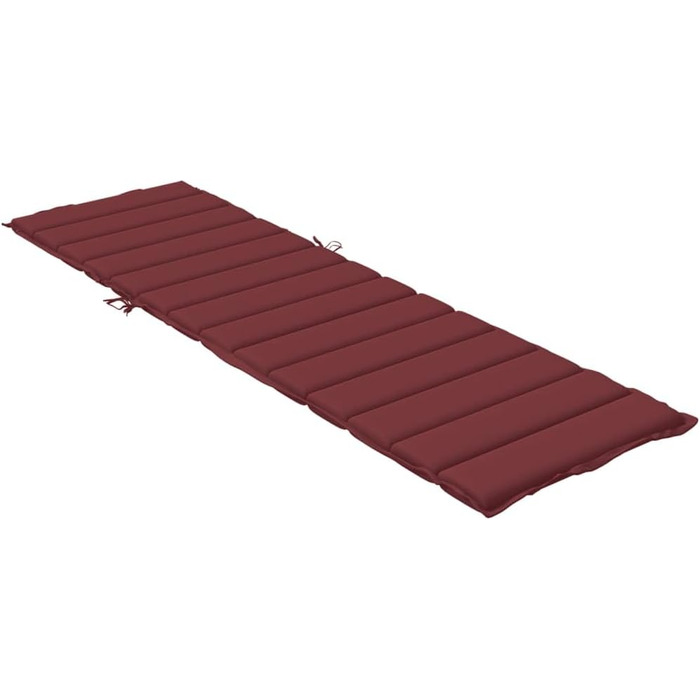 Подушка для шезлонгу LAPOOH Melange Wine Red 200x60x4 см Тканина, Подушка для шезлонга, Подушка для шезлонга, Подушка для шезлонга, Подушка для лавки, Подушка для стільців з високою спинкою, Подушки для шезлонгів - 4002518