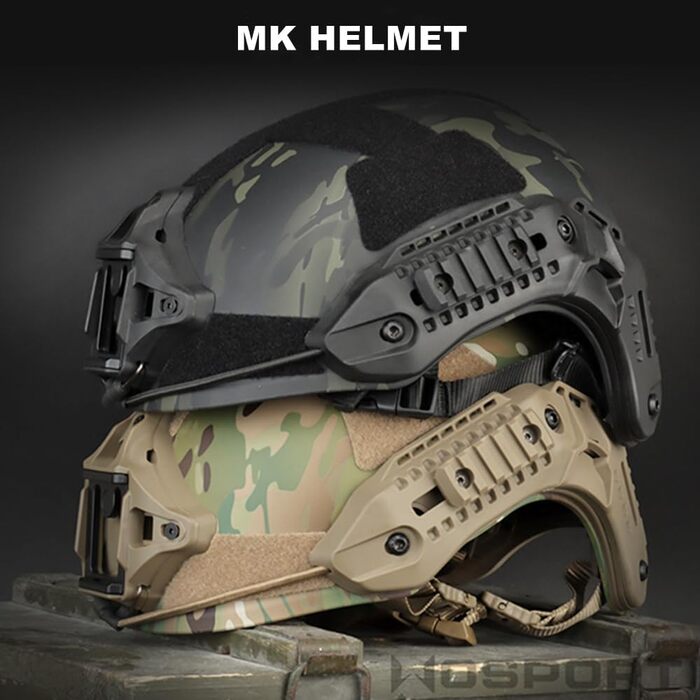 Тактичний шолом MK Storm військовий камуфляж легкий страйкбол відкритий спорт пейнтбол гри CS захистити обладнання