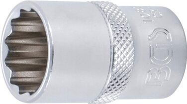 Набір головок торцевих 12-гранних BGS 9114, 12,5 мм (1/2) Дюймові розміри 10 шт.