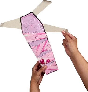 Ляльки та аксесуари Monster High Buried Secrets, тема Cozy Creepover із загадковою лялькою та 5 сюрпризами після розпакування (фігурки можуть відрізнятися), HYV64