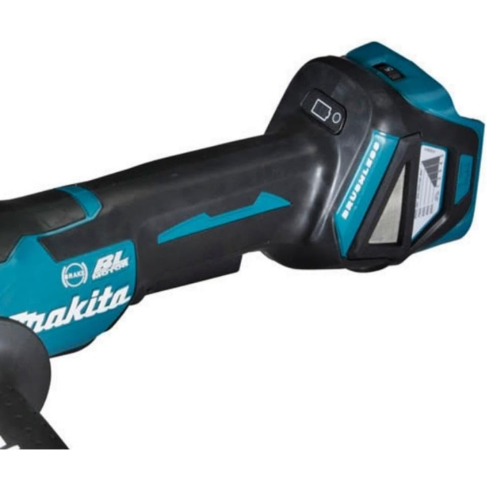 Акумуляторна кутова шліфувальна машина 18 В з лепестковим вимикачем (без акумулятора, без зарядного пристрою), кольорова Акумулято