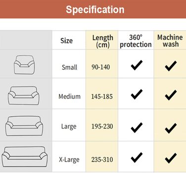Чохли для 1/2/3/4-місних диванів, чохол для дивана з високоеластичного флісу, захисний чохол для дивана (лише чохол для дивана) (Колір Стиль 19, Розмір Подвійний)