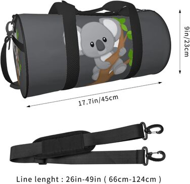 Дорожня сумка-мішок з милим коалою, унісекс, спортивна сумка