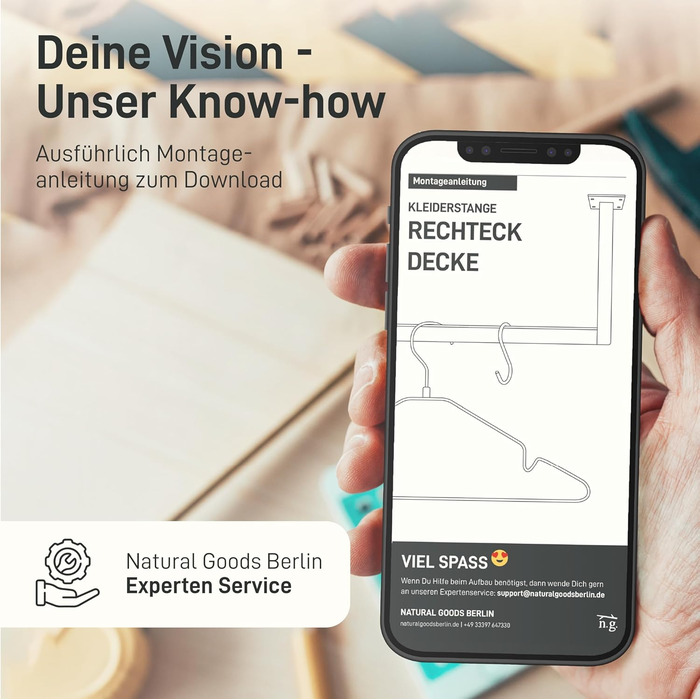 Прямокутна вішалка для одягу, U-подібна, настінна, для ванної кімнати, коридору, кухні, вкл. монтажні елементи (дюбелі та шурупи), порошкове покриття, стійка до іржі (60 см x 90 см, білий) 60 см x 90 см білий