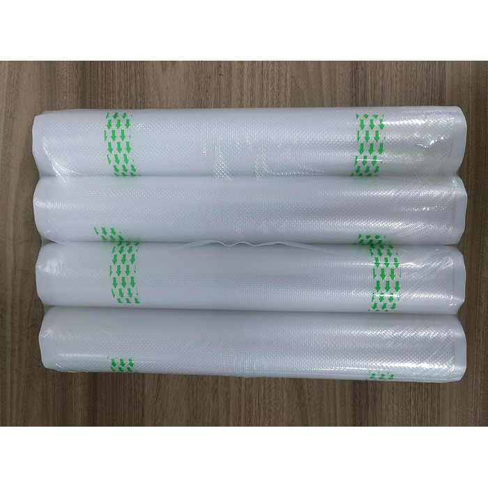 Вакуумні пакувальні пакети YISH Вакуумна плівка Вакуумні пакети Рулони харчової вакуумної плівки вакуумний мішок для рулонів плівки Sous Vide для вакуумного пакувальника 8 рулонів 20/28x300 см плівки, без BPA