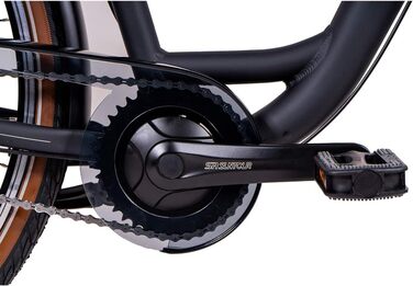 Жіночий міський велосипед Airtracks 28 дюймів Citybike LS CI.2820W Shimano Nexus 7-швидкісна втулка з динамо - матово-чорний. Розміри рами 45 см 50 см - Модель 2026 50 см (для зросту 165-180 см)