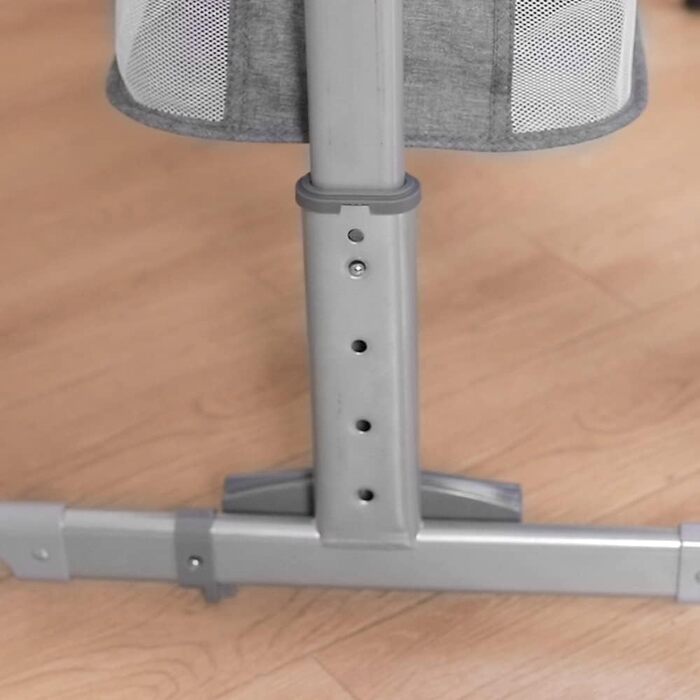 Дитяче ліжечко SUPFINE 3-в-1, регульована висота, портативне дитяче ліжечко Cododo для новонароджених/немовлят, колиска Cododo з матрацом, москітною сіткою та сумкою для зберігання (92 x 58 x 70-90 см, темно-сірий) A1 92x58x70-90 см темно-сірий