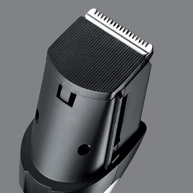 Тример для бороди Remington для чоловіків самозаточувальний. Керамічні леза/0,4-18 мм Набір тримера для бороди (колесо регулювання з 9 налаштуваннями довжини від 1,5 мм, робота від мережі/акумулятора, світлодіодний індикатор заряджання, тример для довгого
