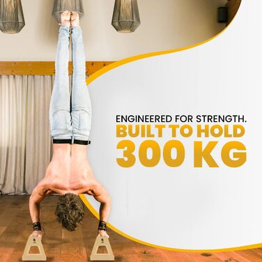 Великі ручки для віджимань 2 нековзні та захисні для суглобів дерев&39яні ручки ідеальне обладнання для паралельних занять та калістеніки для тренувань з власною вагою в приміщенні та на вулиці ідеально підходить для віджимань та стійки на руках