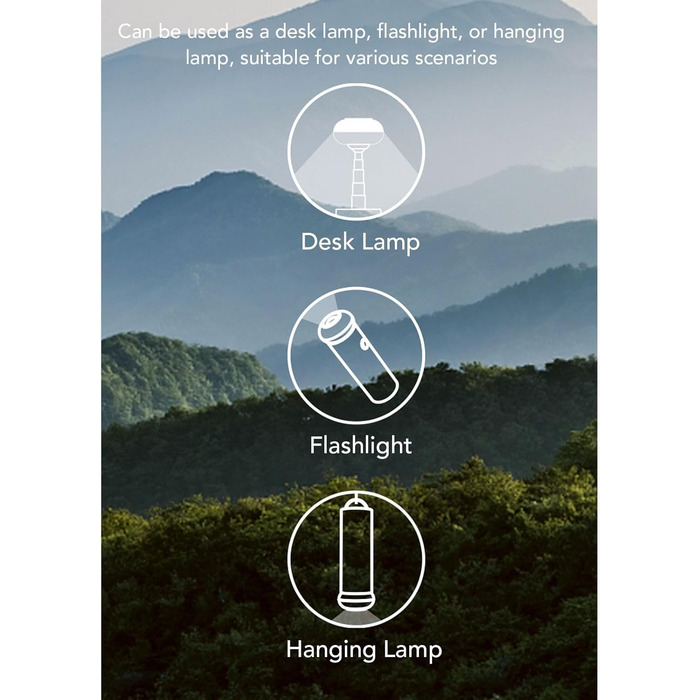 Телескопічні кемпінгові ліхтарі, магнітний кемпінговий ліхтар з 3 режимами освітлення, акумуляторні будівельні ліхтарі, портативний наметовий ліхтар для надзвичайних ситуацій, походів та роботи