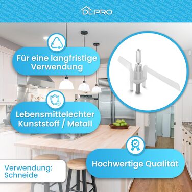 Драйвери для Bosch Siemens 091027 00091027 MUZ4DS1 MUZ4DS2 MUZ4DS3 Wing Axle Drive Крило безперервного подрібнювача для кухонного комбайна MUM4 MUZ4 Turmix, 2 шт.