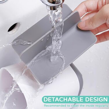 Тримач для зубних щіток, електричний органайзер для зубних щіток, регульована пластикова підставка для зубних щіток із неслизькою основою, 4 відділення для зубних щіток 2 слоти для зберігання