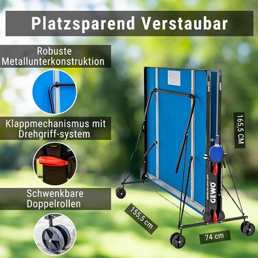 Стіл для настільного тенісу GEWO AWR Easy Outdoor