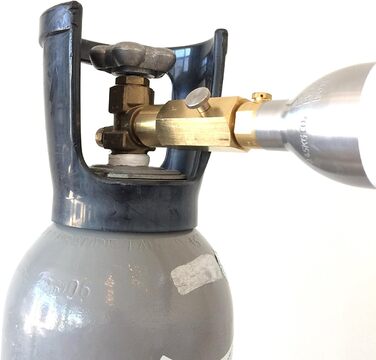 Адаптер для перекачування газу CO2 з великих балонів CO2 в балони вагою 425 г, підходить для балонів Grohe Blue Home, Sodastream CO2. Заощаджуйте до 500 на рік Зроблено в Німеччині