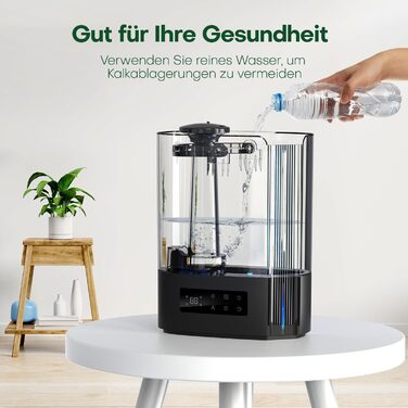 Зволожувач повітря CONOPU, зволожувач повітря для спальні 6 л для великих кімнат, 60-годинний ароматичний дифузор для кімнатних ро