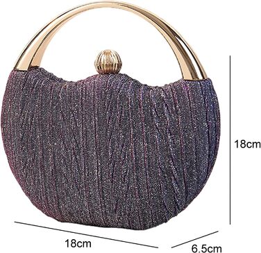 Елегантне вечірнє клатч-слюда з паєтками та ланцюжком. Сумка на ланцюжку для весілля, банкету, балу або вечірки. Фіолетовий колір.