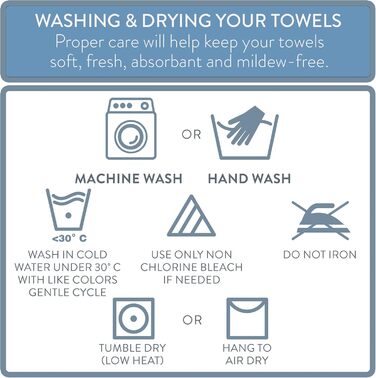 Набір рушників з 100 бавовни, 6 предметів, надзвичайно м'які та поглинаючі, швидкосохнучі, 2 банних рушники, 2 рушники для рук та