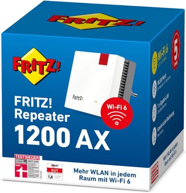 АВМ ФРІЦ Репітер 1200 AX (Wi-Fi 6, WLAN Mesh) Wi-Fi повторювач одинарний