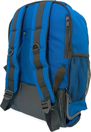 Рюкзак-візок Aircruiser Hybrid 40 x 30 x 20 см з колесами, ручна поклажа Ryanair, ручна поклажа Wizzair, дорожній рюкзак для літака (синій, 40x30x20 см - з колесами), синій 40x30x20 см - з колесами