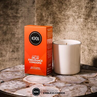 Презервативи із затримкою З натуральним латексом та силіконовим мастилом Веганські 144 шт. и (1 упаковка)