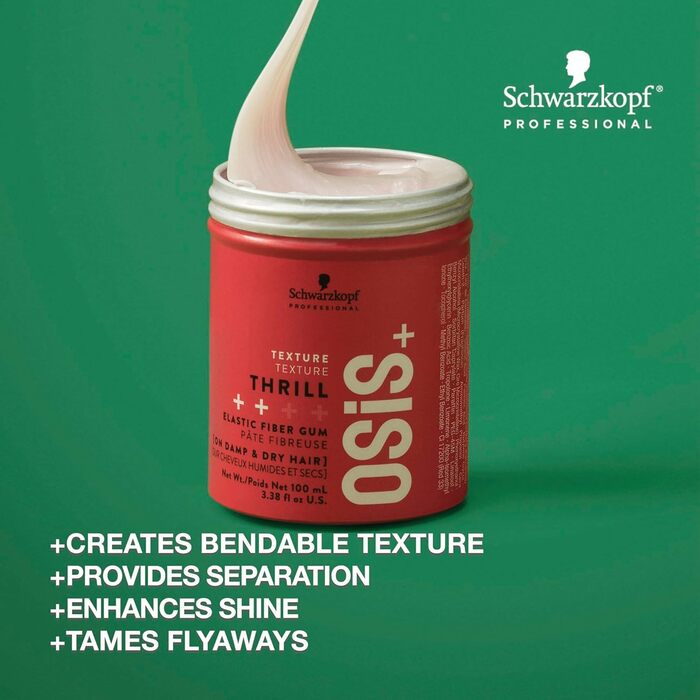 Віск для волосся Schwarzkopf OSiS Thrill Fibre Gum, банка, 100 мл