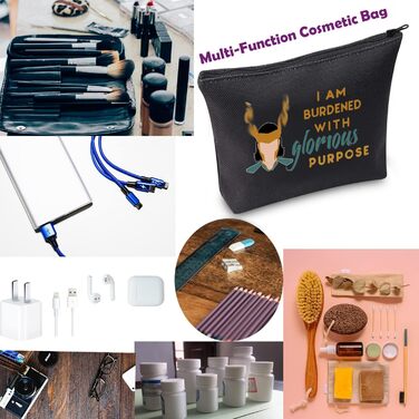 Косметичка TSOTMO, натхненна серіалом Я обтяжений славною метою, чорна, Purpose Black