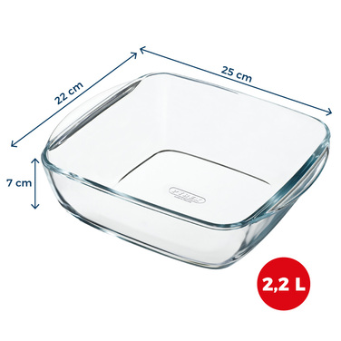 Форма для запікання Pyrex AirFryer, 25x22x7 см (2.2 л) (7150753)