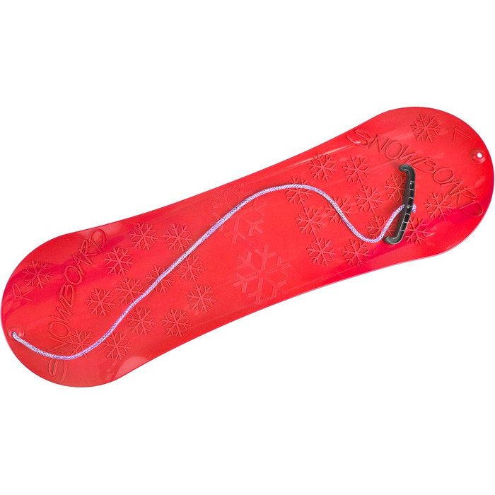 Сноуборд ДЛЯ ДІТЕЙ санки дошка 72см пластик з мотузковою ручкою пластик червоний