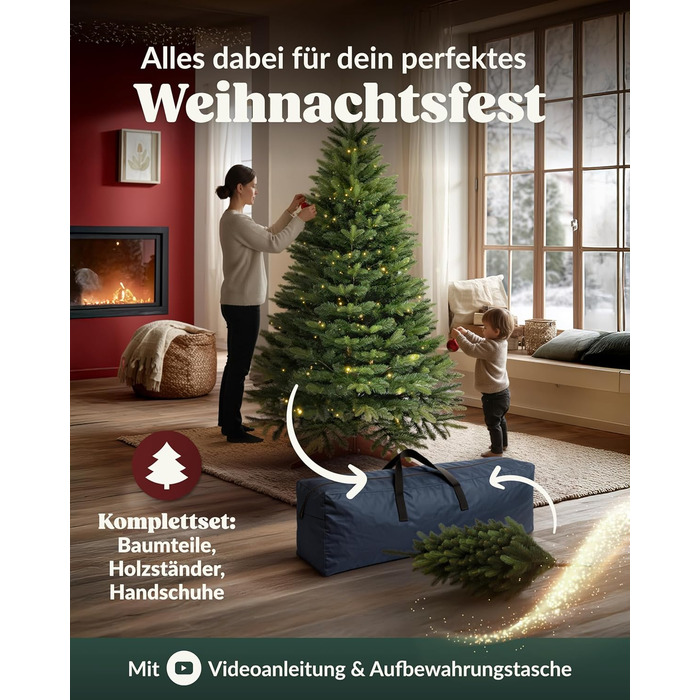 Штучна ялинка 180 см зелена Amari