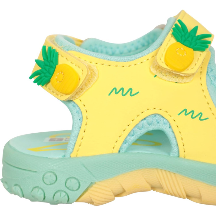 Дитячі пляжні сандалі Mountain Warehouse - Неопрен, Гнучке дитяче осінньо-зимове взуття зі знімним ремінцем на п&39яті - для осені, бігу та подорожей, EU 27 світло-жовті