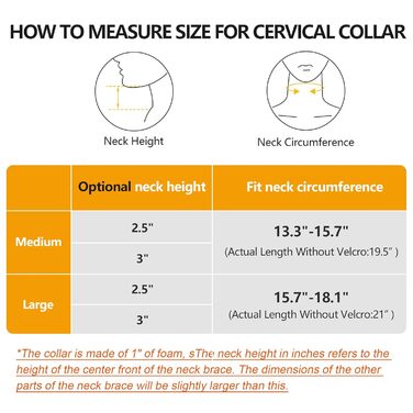 М&39який пінопластовий бандаж для шиї, універсальний бандаж для шиї, регульована підтримка шиї для сну полегшує біль у шиї (білий, глибина коміра 7,7 см, M) M (висота 7,7 см) білий