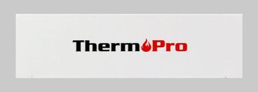 Цифровий термометр для гриля ThermoPro TP17 з нержавіючої сталі, з підсвічуванням (синій), діапазон температур до 300 C (колір Срібло)