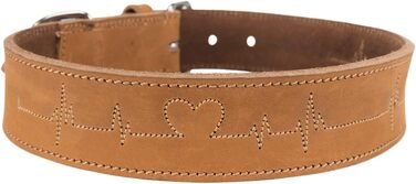 Нашийник Trixie Рустик шкіряний, розмір LXL обхват шиї 5766 см/30 мм, коричневий - шкіряний нашийник класичного дизайну для великих та дуже великих собак, для комфортного вигулу, 19017 коричневий L-XL 55-65 см/40 мм