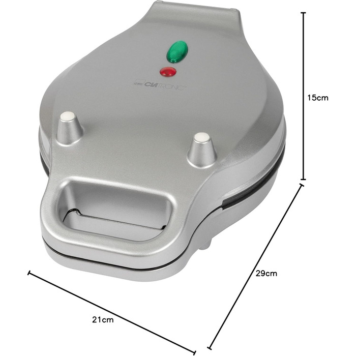 Клатронова вафельниця для модних бульбашкових вафель Бульбашкова вафельниця з функцією обертання на 180 для рівномірного випікання Вафельниця з антипригарною поверхнею для випікання 700 Вт WA 3772