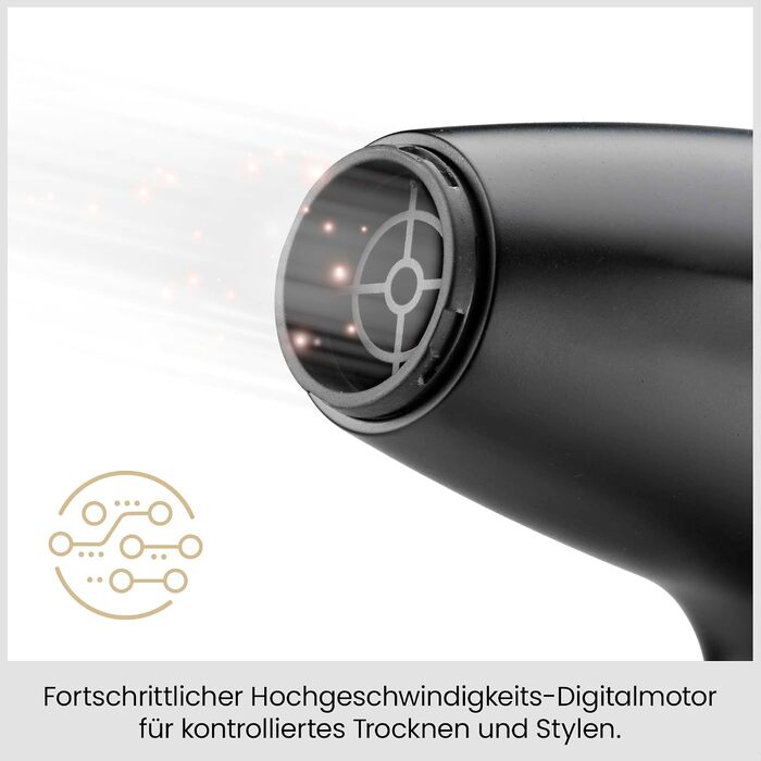 Професійний фен BaByliss Digital Dry Pro, 2000 Вт, чорний