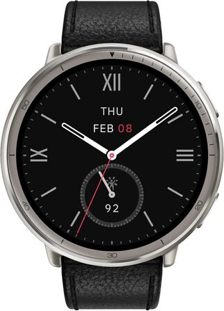 Розумний годинник Amazfit Active 2 44 мм, оплата NFC, штучний інтелект, голосове керування, GPS та безкоштовні карти, 10 днів автономної роботи, фітнес-трекер із понад 160 спортивними режимами, водонепроникність 5 атм для Android та iPhone (круглий)