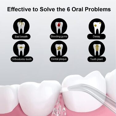 Набір для чищення порожнини рота 2-в-1 чорний HUACO CARE