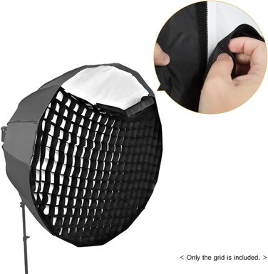 См/47 дюймів Softbox Honeycomb Grid 16 Robs Depth Photography Parabolic Softbox Grid для фотостудії, 120