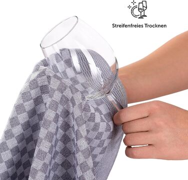 Чайні рушники Blumtal бавовняні 50x70 см у наборі 5 шт. - кухонні рушники, сертифіковані Oeko-TEX - надзвичайно поглинаючі чайні р